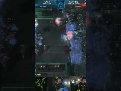 PartinG and Flash super close battle in StarCraft 2