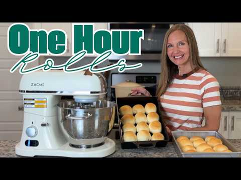 1-Hour Yeast Rolls Recipe | Soft, Fluffy One Hour Dinner Rolls - Easy & Homemade - Zacme Stand Mixer