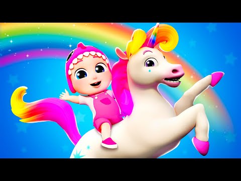 🦄 Pocotó Pocotó Upa Cavalinho | Bubbleee em Português - Canções Para Crianças 🎈