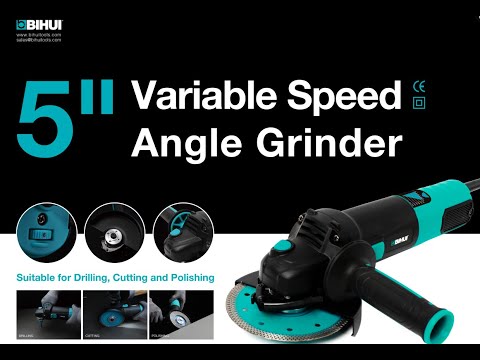 фото угловая шлифмашина (ушм) bihui 1200 вт для плиточников, с регулировкой оборотов, арт.ag1200 0