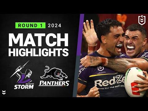 NRL Highlights | NRL 2024 | Storm v Panthers | Match Highlights