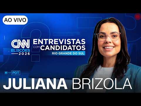 AO VIVO: ENTREVISTA COM JULIANA BRIZOLA (PDT) AO GOVERNO DO RS | CNN ELEIÇÕES