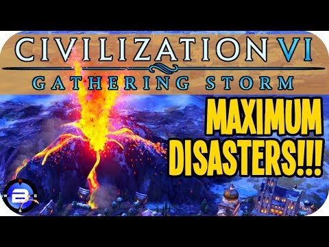 Surrounded by VOLCANOES in Civilization VI Gathering Storm #1 (Pachacuti/Inca Civ 6)
