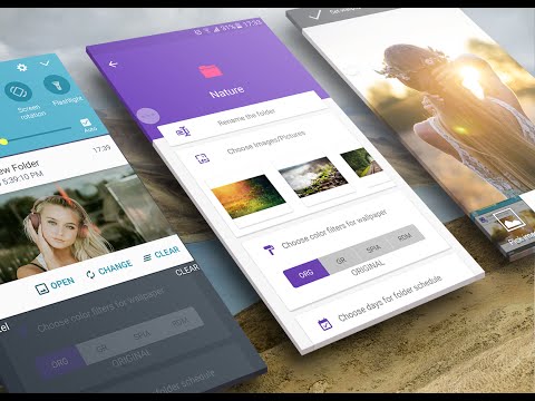 Auto Wallpaper Changer (CLARO Pro) Video