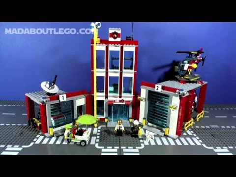 Vidéo LEGO City 60110 : La caserne des pompiers