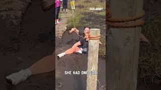 She tried to help… emphasis on tried #friends #fails #mud #friendfails #shorts