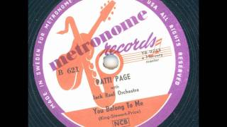 Patti Page - You belong to me