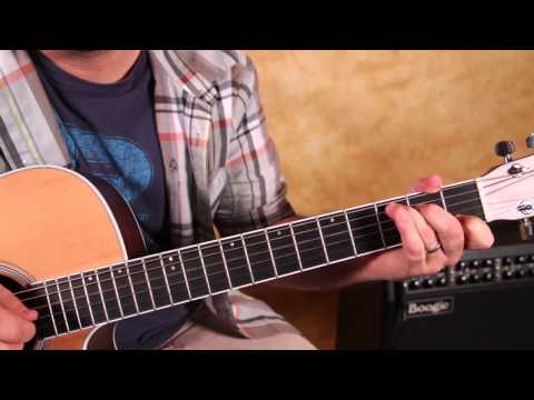 How to Play Acoustic Blues Classic Rock tunes  - Tutorial