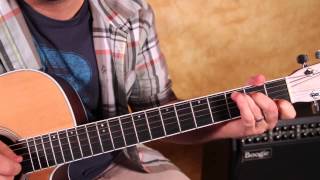 How to Play Acoustic Blues Classic Rock tunes  - Tutorial