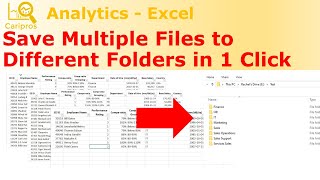 Excel Macro  - Save multiple files to specific folders by inputting from a popup box