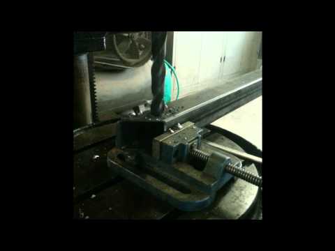 German Drill Press from 1920 in action