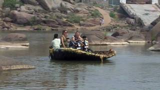 How to cross a river with some bamboo, tar and a tarp