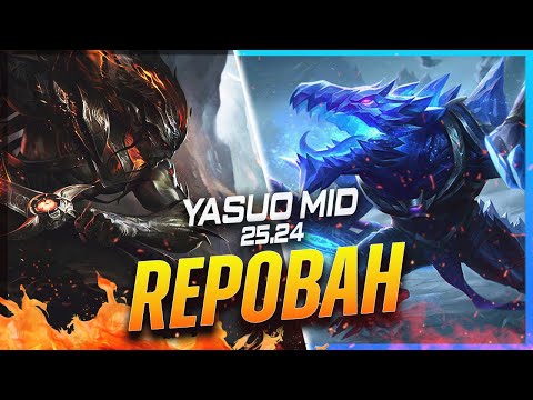 REPOBAH - Yasuo vs Renekton MID Patch 25.24 - Yasuo Gameplay