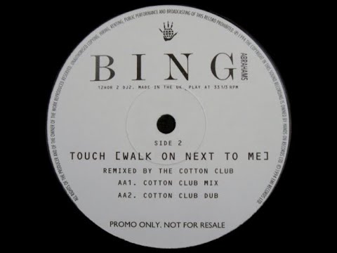 Bing Abrahams - Touch (Walk On Next To Me) (Cotton Club Mix) 1994 🎹 🎹 🎹