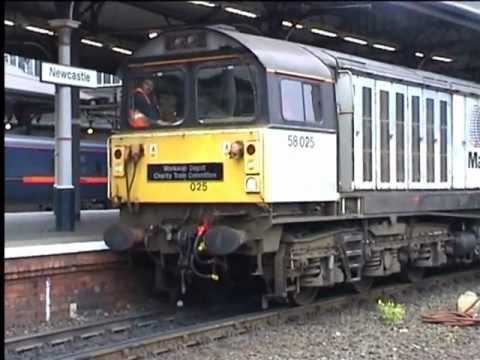 58025 & 58045 1Z25  The Worksop Highlander Newcastle 29.06.02