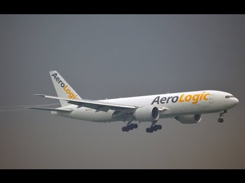 AeroLogic BOX506 777F - Typhoon NIDA Dangerous Microburst Landing