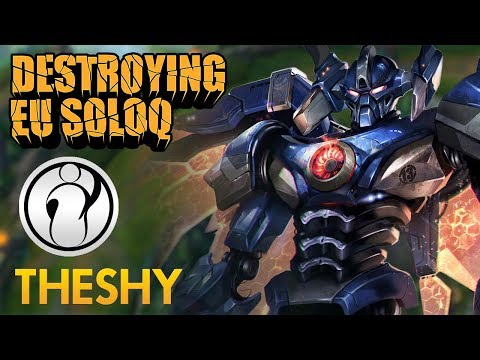 Destroying EU SoloQ: Invictus Gaming TheShy - Aatrox Top Lane - KDA 25/3/7