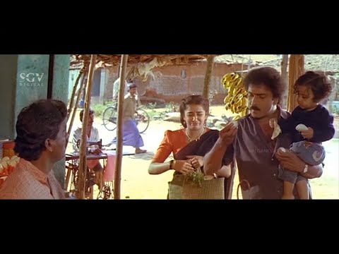 Ravichandran Tests The Egg Quality At Shop - Halli Mestru Kannada Movie Part 2