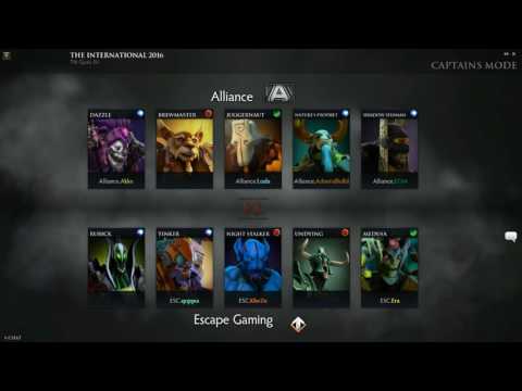 Escape Gaming vs Alliance Game 3 - TI6 Qualifiers w/ @TobiWanDOTA & @MerliniDota