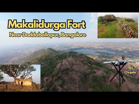 Exploring Makalidurga Fort & Shiva Temple FPV | TBS Chupito | DJI | Bangalore | FPV India
