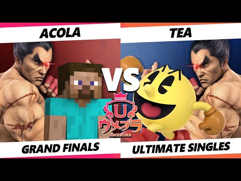 Umebura 9 GRAND FINALS - Acola (Steve) Vs. Tea (Pac-Man) SSBU Ultimate Tournament