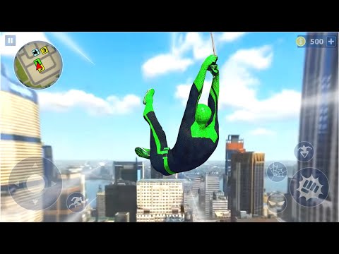 Spider Rope Hero: Ninja Gangster Crime Vegas City - Gameplay Trailer (Android)