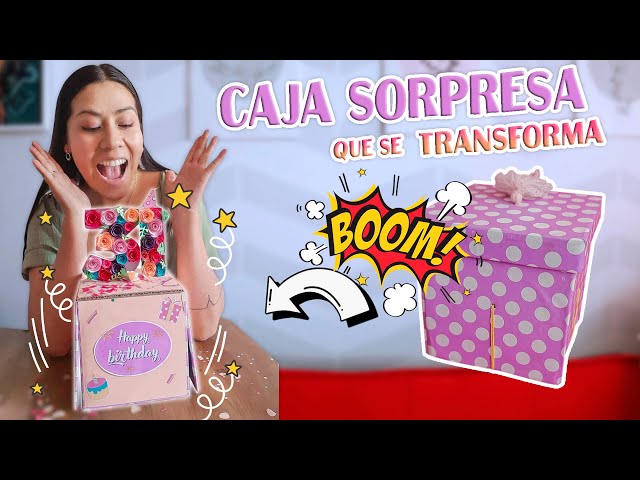 Vídeo relacionado con NyxSeat 1 caja de regalo explosión sorpresa, caja de regalo personalizada, álbum de fotos, álbum de recortes, adecuada para cumpleaños y fiestas (negro)