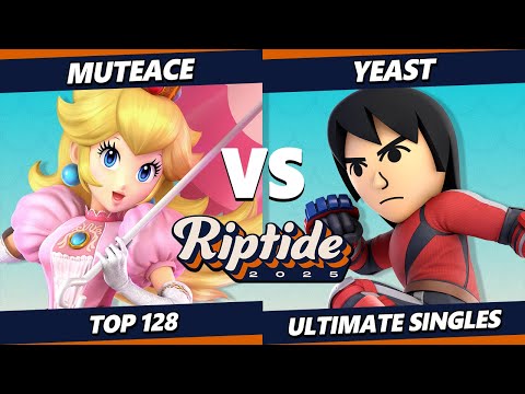 Riptide 2025 - MuteAce (Peach) Vs. Yeast (Mii Brawler) Smash Ultimate - SSBU