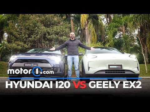COMPARATIVO EXCLUSIVO | Geely EX2 vs Hyundai i20: elétrico ou turbo por R$ 140 mil?