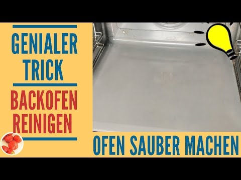 Genialer Trick: Backofen reinigen mit Natron und Salz | Wie Du den Ofen mühelos sauber machst