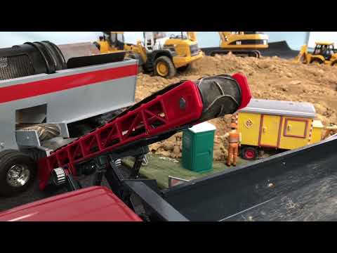 Bruder DEERE Bagger, Toys Screening Plant, heavy RC Equipment in JACK's gravel pit, RC Excavators