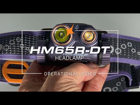 Огляд налобного ліхтаря Fenix HM65R-DT