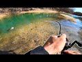 INSANE Bass Eat in CRYSTAL CLEAR Creek! (HFDD PT 2)