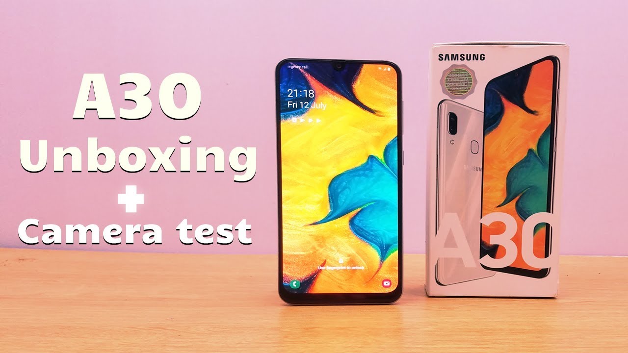 Samsung Galaxy A30 Unboxing + Camera Test!
