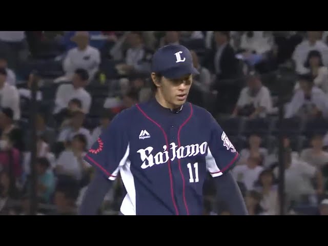 【8回裏】ライオンズ・岸 128球の熱投!! 満塁のピンチも、最後はカーブでダブルプレー!! 2016/7/5 M-L