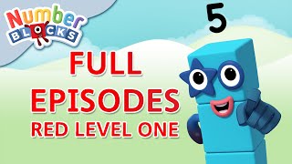 @Numberblocks- Red Level One  Full Episodes 7-9  #