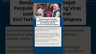 Wapres Gibran Turun Tangan Bantu Penjual Es Gabus yang Viral Difitnah Aparat, Bagikan Sembako & Uang