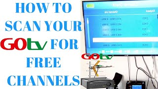 How to scan GOTV decoder for free channels