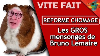 [VF] – Réforme du Chômage : les GROS mensonges de Bruno Lemaire