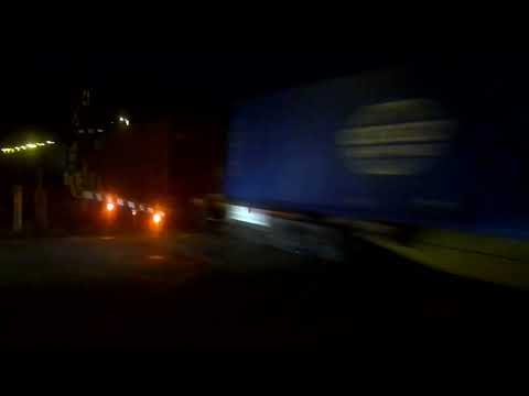 freight train at night , Melbourne, Vic, Australia .