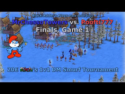 Rich's 1-Day DM Smurf Tournament, Finals - MrChessoTowers vs. Poofti777, G1 - Age of Mythology: TT