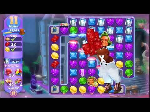 Wonka's World of Candy Level 665 - NO BOOSTERS + FULL STORY 🍫 | SKILLGAMING ✔️