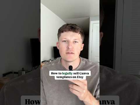 How to legally sell Canva templates on Etsy: #digitalproducts #sidehustle #etsyshop #canva #etsy