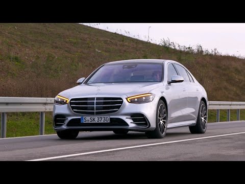 New 2022 Mercedes S Class S500 - Intelligent drive (highway assist systems real test)