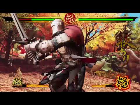Baiken vs Warden - Samurai Showdown gameplay