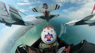 Death-defying Aerial Stunts by USAF Thunderbird