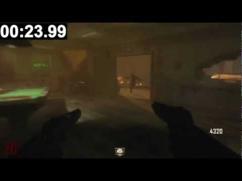 Black Ops 2 Zombies: Town- Sally Challenge 1.04 Min WORLD RECORD