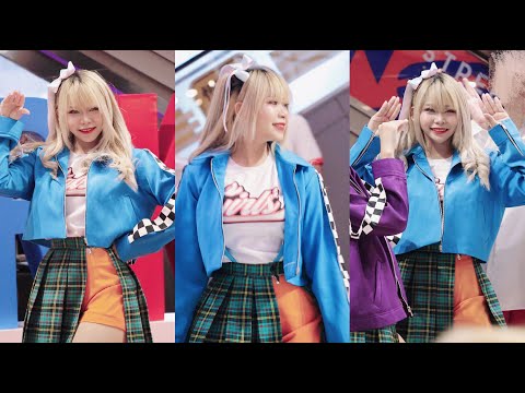 MONALIZA (Kamisama) FANCAM cover as YUZUHA [Girls²] - Y.M.C.A + 恋するカモ @JK Street JPOP Party