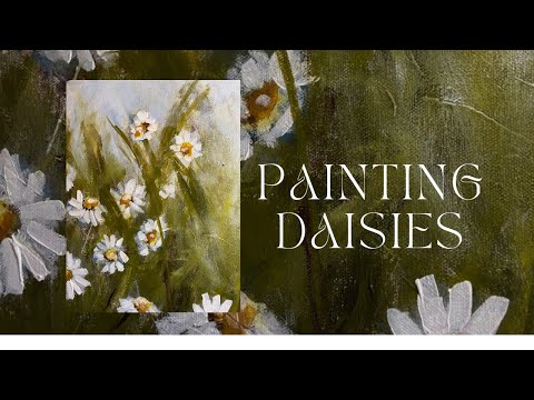 Painting Daisies, Bad Hair Days, and an Art Studio Vlog