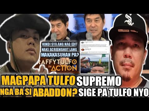 MAGPAPA  TULFO NGA BA SI ABADDON? SUPREMO SIGE PA TULFO NYO | BALITANG TROPAPITZ BY REYESFAMILY TV